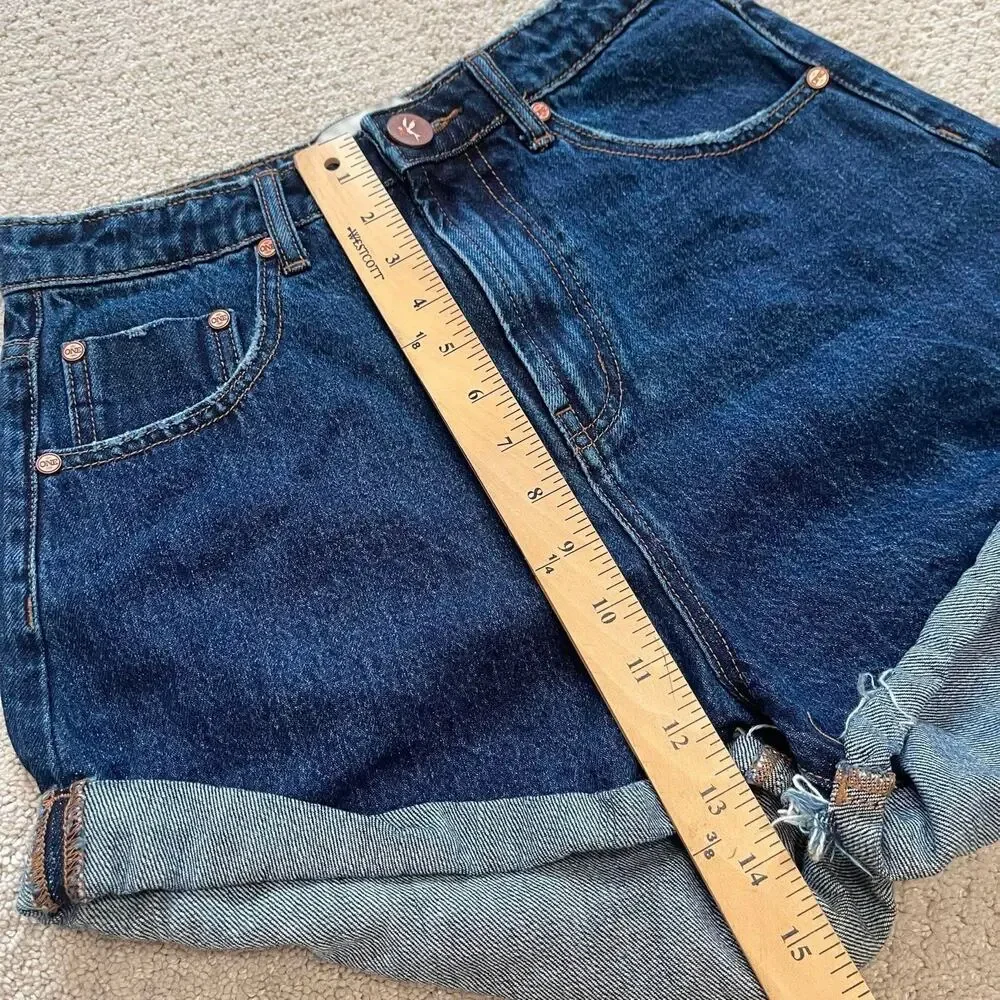 One Teaspoon Bandits High Waist Denim Shorts Size 28